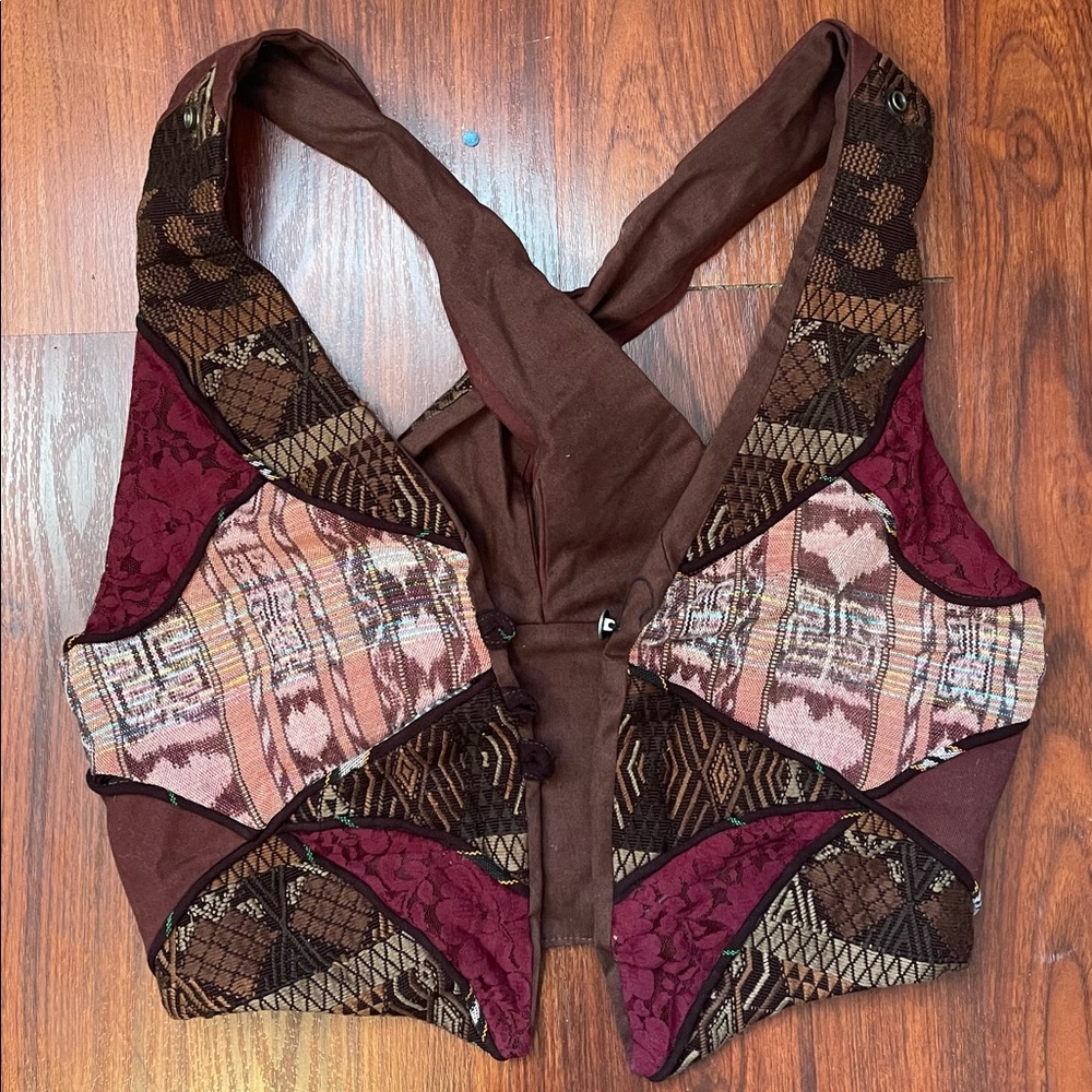 Cosmic Convergence Vest with detachable hood